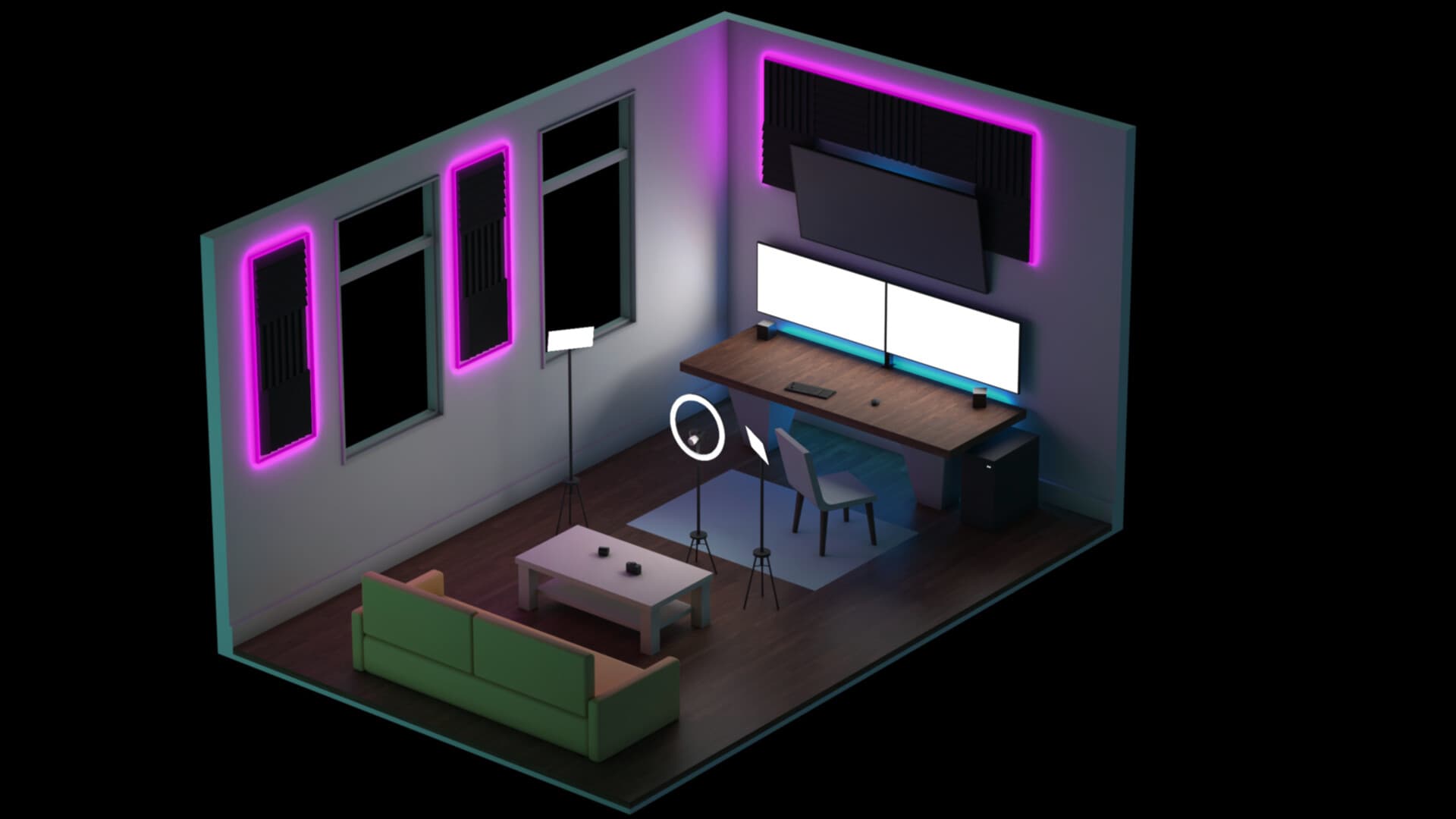 3-D room Design project by Gizmo Grasp