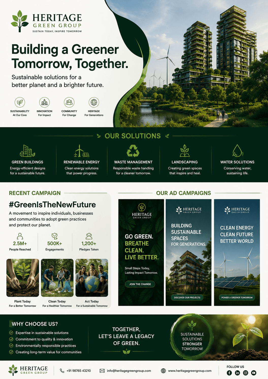 Heritage Green Group project by Gizmo Grasp
