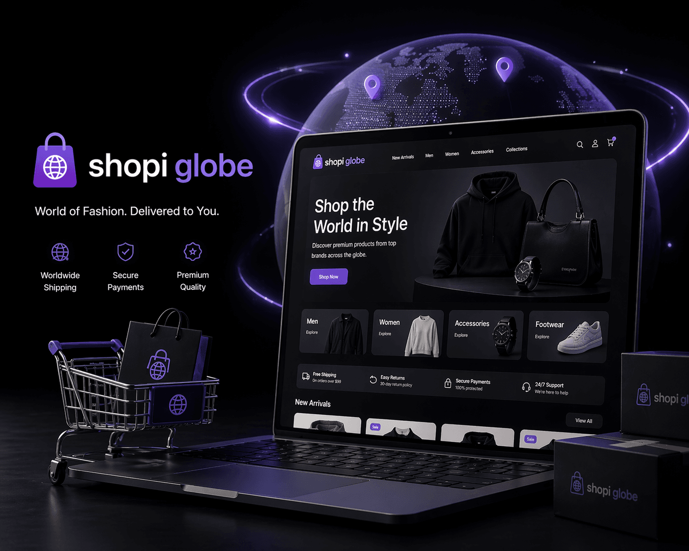 Shopi Globe project by Gizmo Grasp
