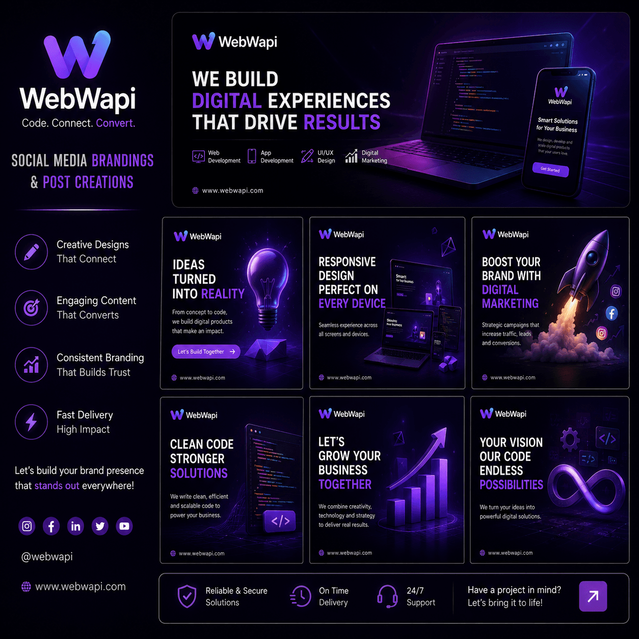 Webwapi Pvt. Ltd. project by Gizmo Grasp